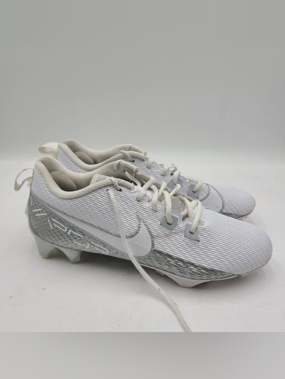 b50 Nike Vapor Edge Speed 360 2 White Football Cleats DA5455-100 Mens Sz 10